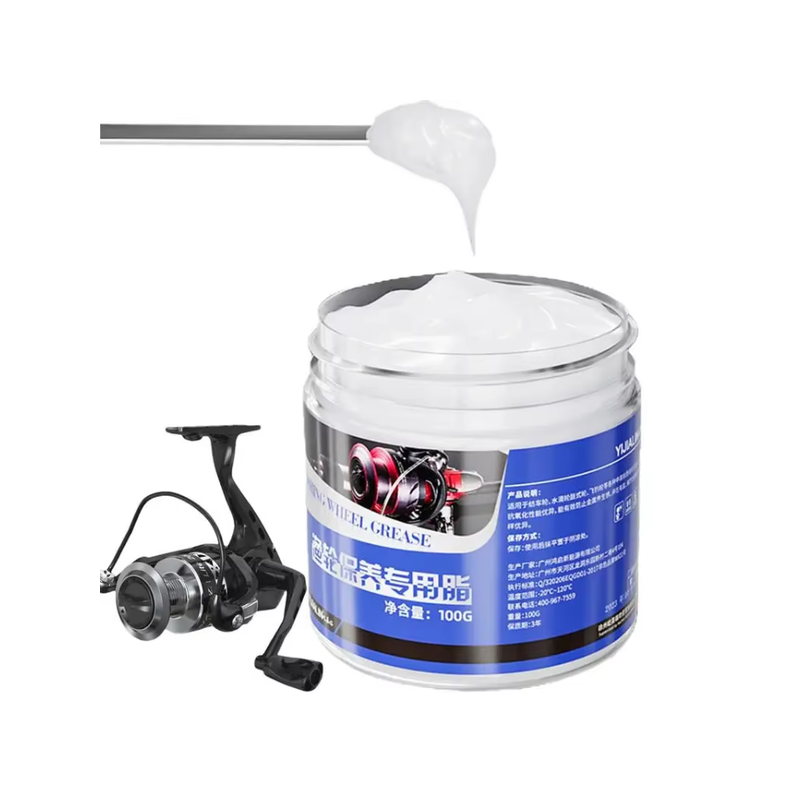 Reel Grease - ชุดจาระบีสำหรับรอกตกปลา จาระบีสำหรับรอกตกปลา 100 กรัม น้ำมันสำหรับรอกตกปลา อุปกรณ์ดูแลรอกตกปลาที่มีประสิทธิภาพ