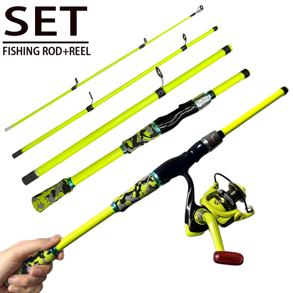 Spincast Reel - ชุดคันเบ็ดตกปลาแบบสปินนิ่ง 1.8 ม. 2.1 ม. ML
