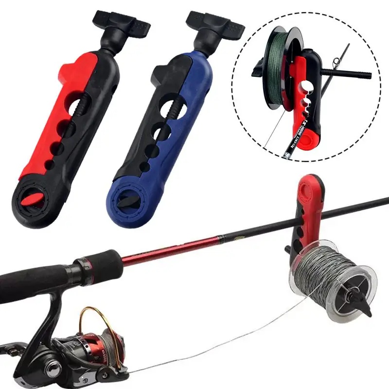 Spinning Reel - เครื่องม้วนสายเบ็ดแบบพกพา ที่เก็บสายเบ็ด ที่ยึดคันเบ็ด เครื่องม้วนสายเบ็ด รอกสปินนิ่ง รอกเบทคาสติ้ง