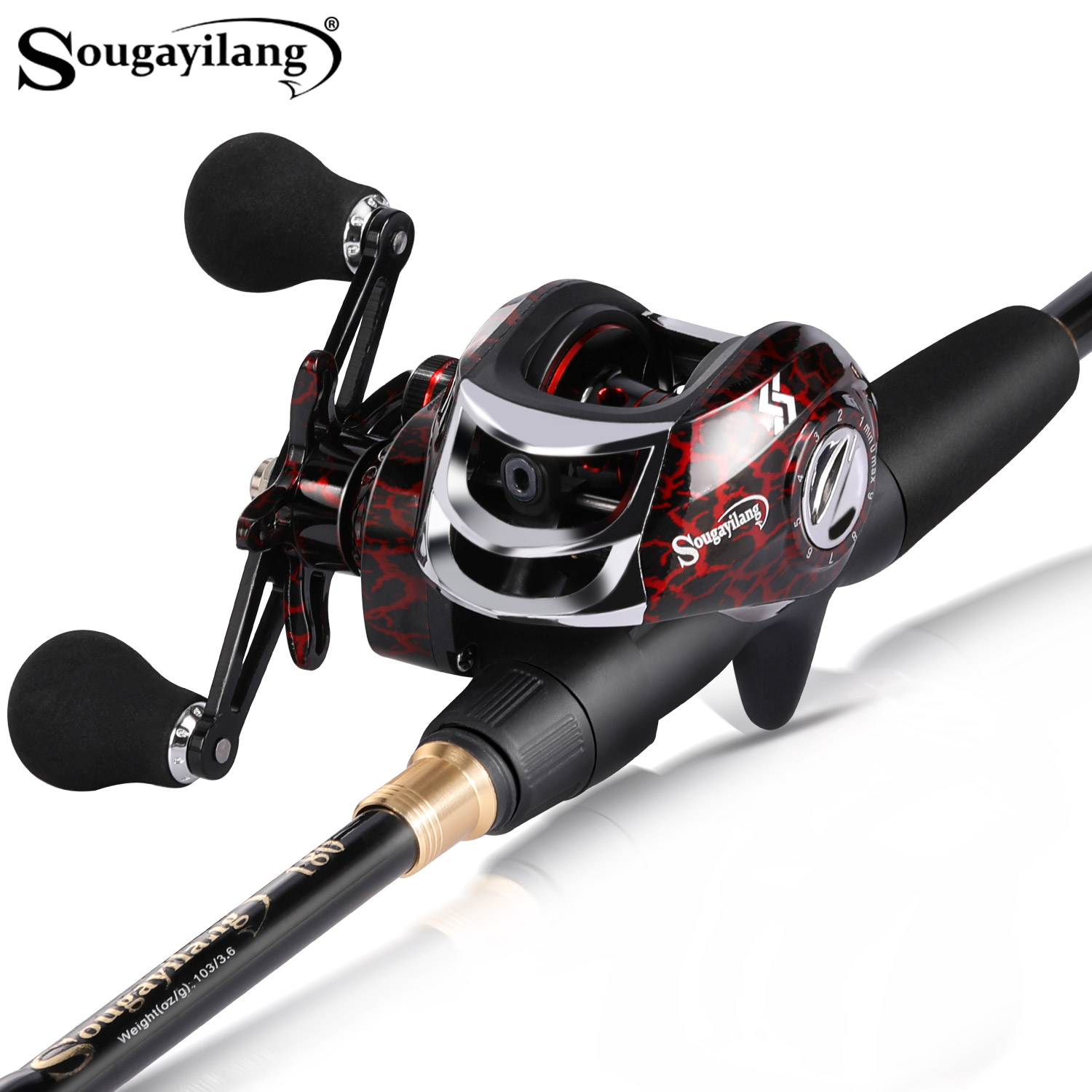 ซูเกย์ลาง 1.8-2.4 ม. ตกปลาคอมโ - Spincast Reel บทวิจารณ์และราคา