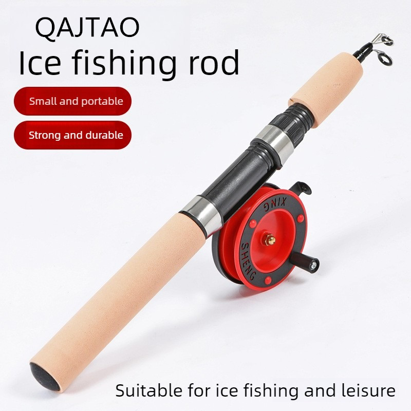 คันเบ็ดตกปลาในน้ำแข็ง QAJTAO ข - Ice Fishing Reel บทวิจารณ์และราคา